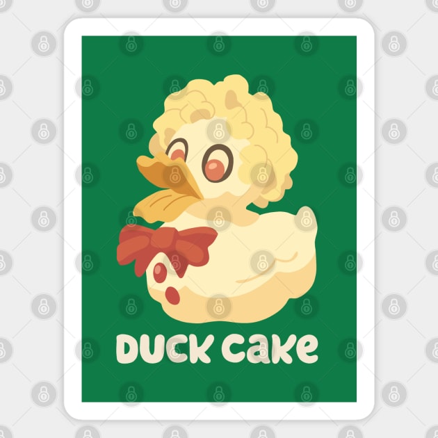 Duck cake Magnet by valentinahramov